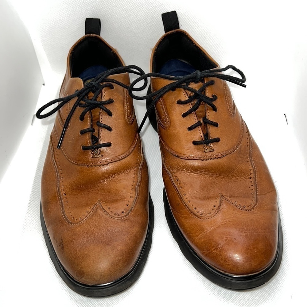 Cole Haan Grand 3.0 leather Wingtip lace up Oxford men’s shoes Sz 9